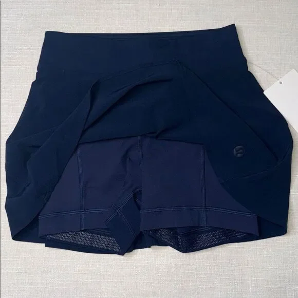 Lululemon Lightweight High-Rise Tennis Navy Blue Skirt. - Picture 8 of 9